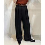 ストレート ダブルタック ワイドパンツ | aimoha | 詳細画像9