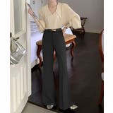 センタープレス セミフレアスラックス | aimoha  | 詳細画像4 