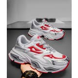 レッド | 厚底ダッドスニーカー | aimoha