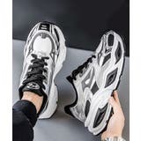 ブラック | 厚底ダッドスニーカー | aimoha