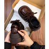 ブラウン | 厚底ローファー | aimoha 