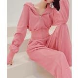 ショート丈ジップパーカー&イージーパンツ セットアップ | aimoha | 詳細画像9