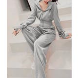 ショート丈ジップパーカー&イージーパンツ セットアップ | aimoha | 詳細画像7