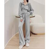 ショート丈ジップパーカー&イージーパンツ セットアップ | aimoha | 詳細画像8