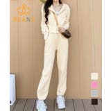 ショート丈ジップパーカー&イージーパンツ セットアップ | aimoha | 詳細画像1