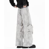 タイダイ加工風 ワイドカーゴパンツ Tie | aimoha  | 詳細画像4 