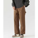 スタッズデザイン ダブルニーワークパンツ Studded | aimoha  | 詳細画像1 