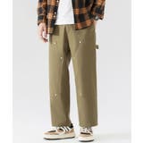 ベージュ | スタッズデザイン ダブルニーワークパンツ Studded | aimoha 