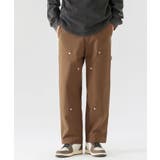 スタッズデザイン ダブルニーワークパンツ Studded | aimoha  | 詳細画像4 