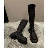 厚底ロングブーツ | aimoha  | 詳細画像11 