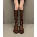 厚底ロングブーツ | aimoha  | 詳細画像9 