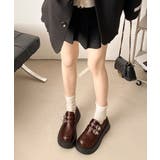 ブラウン | 厚底ローファー | aimoha 