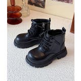 ブラック | レースアップブーツ | aimoha