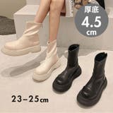 厚底ショートブーツ | aimoha  | 詳細画像1 