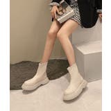 厚底ショートブーツ | aimoha  | 詳細画像10 