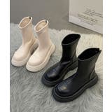 厚底ショートブーツ | aimoha  | 詳細画像9 