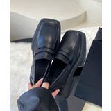 スクエアトゥ 厚底ローファー | aimoha  | 詳細画像8 