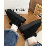 ショート厚底ムートンブーツ | aimoha  | 詳細画像7 