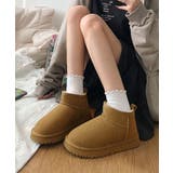 ショート厚底ムートンブーツ | aimoha  | 詳細画像2 