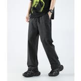 カモフラージュ柄プリントワイドパンツ Camouflage print | aimoha men | 詳細画像4