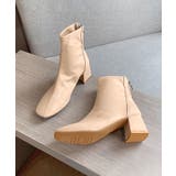 スクエアトゥ ショートブーツ | aimoha | 詳細画像12