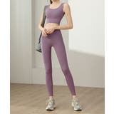 ヨガウェアタンクトップ+ハイウエストレギンス 上下セットアップ | aimoha | 詳細画像5