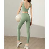 ヨガウェアタンクトップ+ハイウエストレギンス 上下セットアップ | aimoha | 詳細画像11