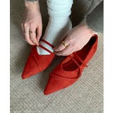 ストラップデザインポインテッドトゥフラットシューズ | aimoha  | 詳細画像12 