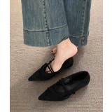 ストラップデザインポインテッドトゥフラットシューズ | aimoha  | 詳細画像6 