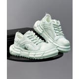 メンズ 厚底デニムダッドスニーカー | aimoha men | 詳細画像3 