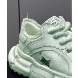 メンズ 厚底デニムダッドスニーカー | aimoha men | 詳細画像6 