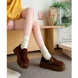 スエード調6cm厚底シューズ | aimoha  | 詳細画像12 