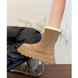 厚底ショートムートンブーツ | aimoha  | 詳細画像7 