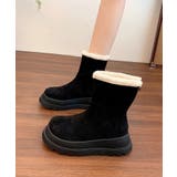 厚底ショートムートンブーツ | aimoha  | 詳細画像11 