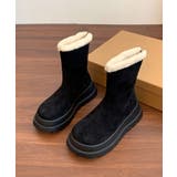 厚底ショートムートンブーツ | aimoha  | 詳細画像13 