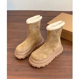 厚底ショートムートンブーツ | aimoha  | 詳細画像9 