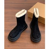 厚底ショートムートンブーツ | aimoha  | 詳細画像14 