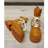 厚底シューレースブーツ | aimoha  | 詳細画像6 