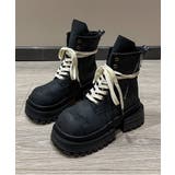 厚底シューレースブーツ | aimoha  | 詳細画像12 