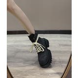 厚底シューレースブーツ | aimoha  | 詳細画像10 