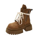 厚底シューレースブーツ | aimoha  | 詳細画像14 