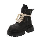 厚底シューレースブーツ | aimoha  | 詳細画像15 