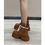 厚底シューレースブーツ | aimoha  | 詳細画像7 