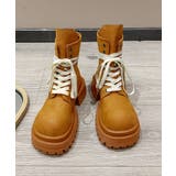 厚底シューレースブーツ | aimoha  | 詳細画像5 