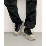 デニム厚底スニーカー/Denim platform sneakers | aimoha | 詳細画像10