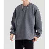 ダークグレー | ドロップショルダークルースウェット Drop shoulder | aimoha 