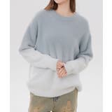 クルーネックニット/crew neck knit | aimoha  | 詳細画像5 