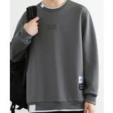 レイヤード風ボンディングクルースウェット Layered style | aimoha | 詳細画像10