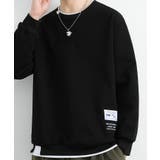 レイヤード風ボンディングクルースウェット Layered style | aimoha | 詳細画像4