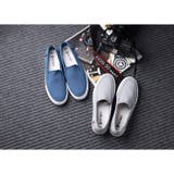 ドビーボーダースリッポン スニーカー メンズ | aimoha | 詳細画像2